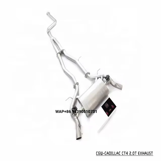 

China Manufacturing Factory Price Popular Car Exhaust Muffler Tip Catback Exhaust Pipes for CT4 2.0T MY 2019 to Present
