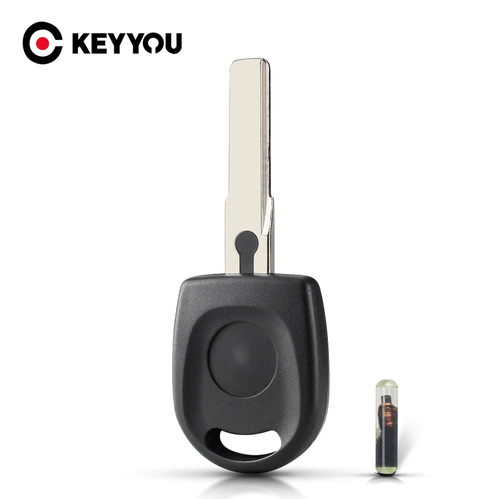 

KEYYOU 20x Transponder Key Case With ID48 chip For VW Polo Golf for SEAT Ibiza Leon For SKODA Octavia Chip Shell