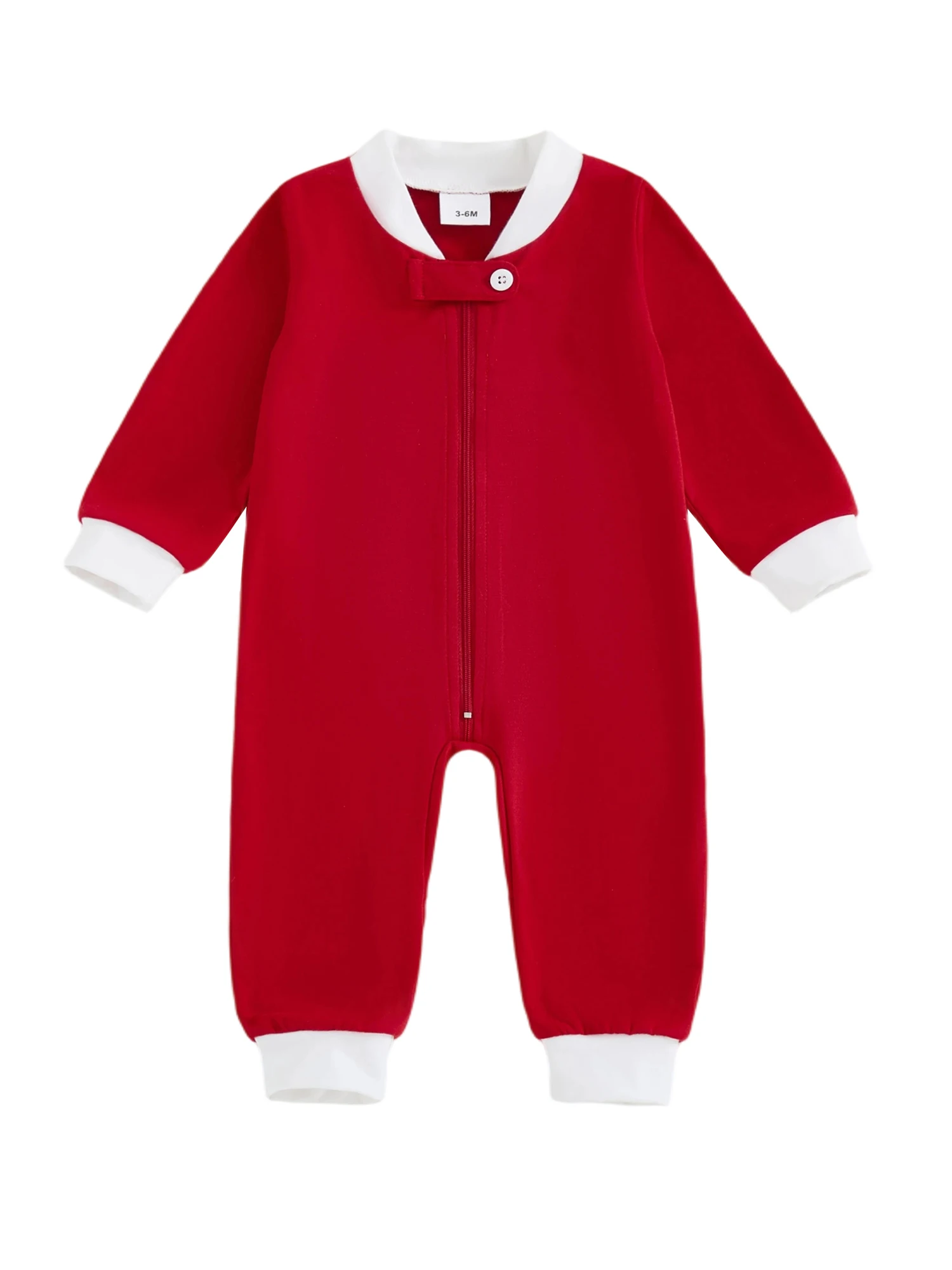 رومبير عيد الميلاد للأطفال مع رقبة دائرية مطرزة وتصميم فضفاض بأكمام طويلة للرضع لمظهر احتفالي