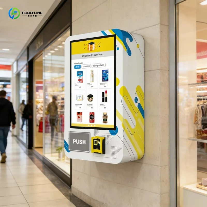 Small Wall Mounted Automatic Vending Machine Compact Desktop Self-Service with SDK for Home Snack & Drink Cigarette