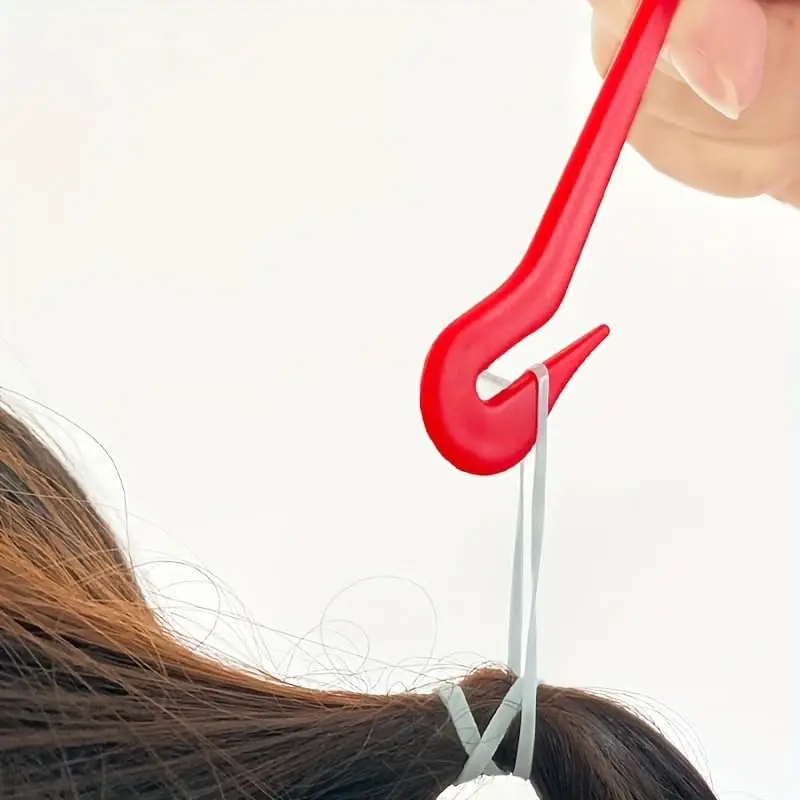 

2 Pcs Hair Band Removal Tool - Gentle Hair Saver Tool for Girls, Child-Safe Hook to Remove Tight Ponytail Elastics & Rubber Bands