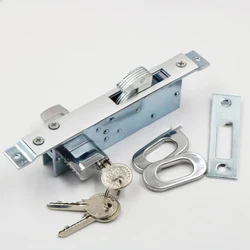 Door Hook Lock Sliding Door Lock Replacement Security Lock With Keys For kitchen Balcony Accessories for 35-55MM Door Width