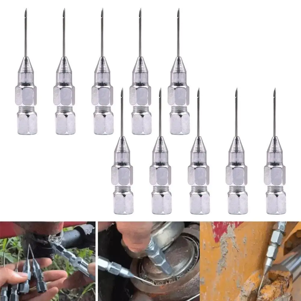 Removable Needle Nose Grease Head Grease Nozzle Grease Accessories Sealed Bearing Refueling Removable Detachable Grease Needle ﻿