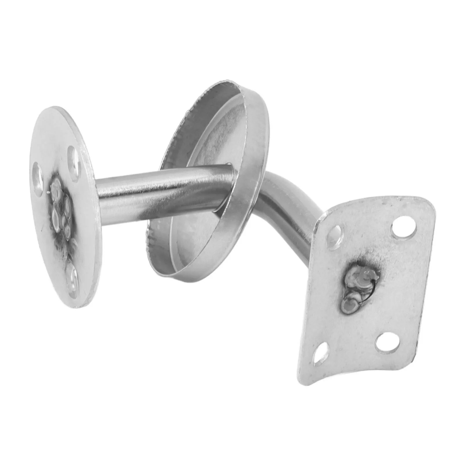 Image 4: 6 supports de main courante murale 60*60mm en acier inoxydable 304, robustes, pour escalier