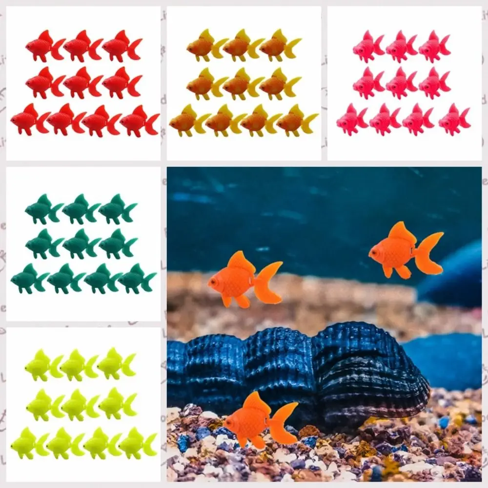 Fish Tank Goldfish Plastic Aquarium Floating Tropical Simulation Fish Decoration Fish Tank Accessories