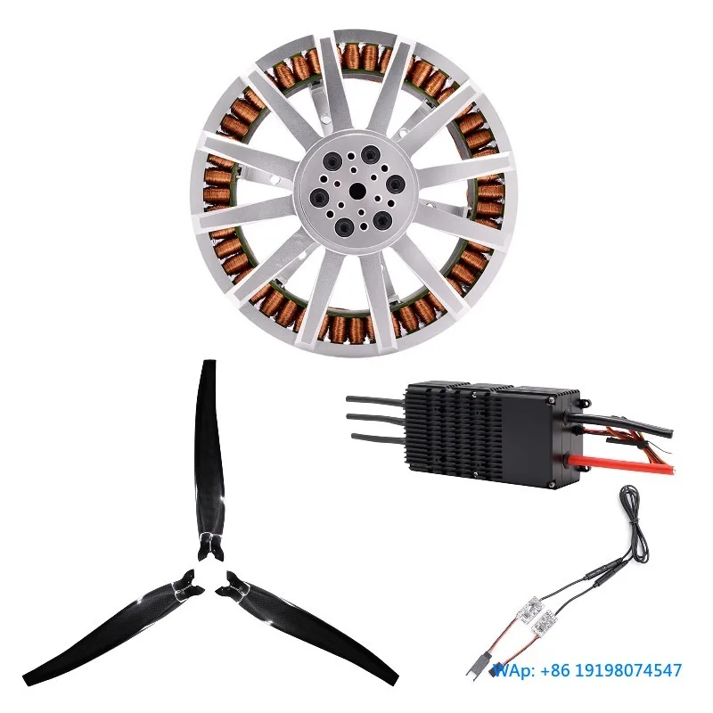 H23850 35KV 100KG Thrust Brushless Motor Kit For Large