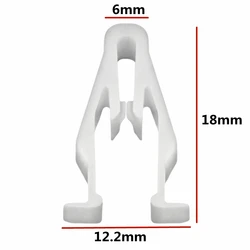 20Pcs Car Plastic Rivets Fasteners Clip Auto Push Retainer Rivets Clip 90666-SDA-A01 H04