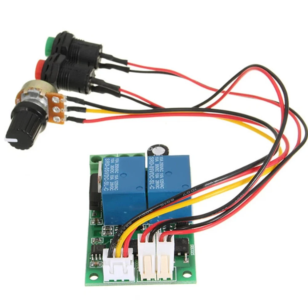 For PWM DC Motor Control Board 6V 12V 24V 30A Rated with Manual Forward Reverse Operation and Real-Time Duty Cycle Display