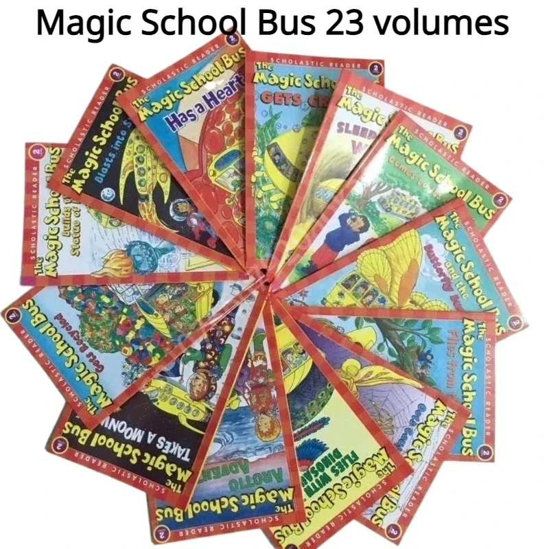 

2023 The Magic School Bus 23 books Science Readers Kids Reading Story Books for Children Book Set Educational Toys New Hot Libro