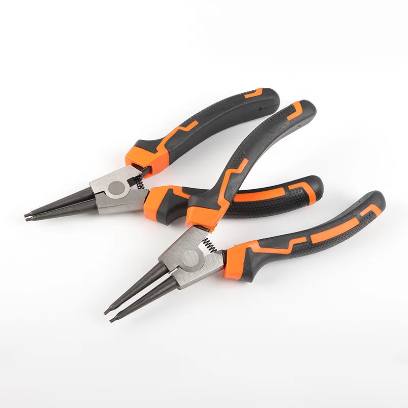 7 Inch Two-color Shank Caliper Straight Spring Pliers Manual Pliers Industrial Caliper Pliers