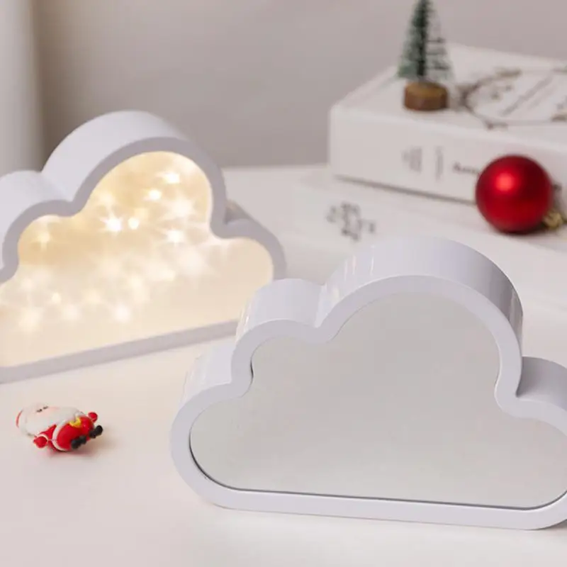 Lampe LED de chevet multifonctionnelle en forme de nuage, luminaire décoratif d'intérieur, idéal pour une chambre à coucher ou un bureau