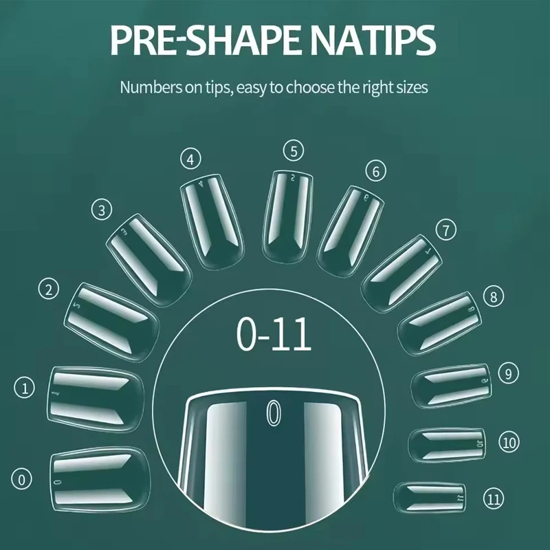 소프트 젤 네일 팁 600개 풀 커버리지 코핀 울트라 숏 아몬드 오벌 프레스 온 네일 익스텐션 팁 홈 DIY 네일 디자인용