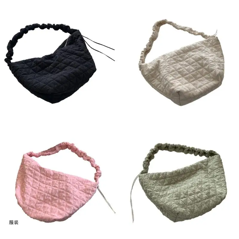 

D0UD Crossbody Nylon Bags Solid Color Bags Fashion Bag Black/White/Pink/Green