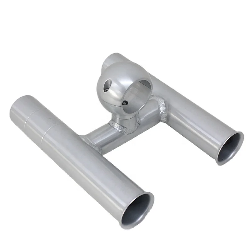 

Raider SL20 T Top Dual Fishing Rod Holders Tower Twin Double Marine Aluminum Stryker 2inch Clamp