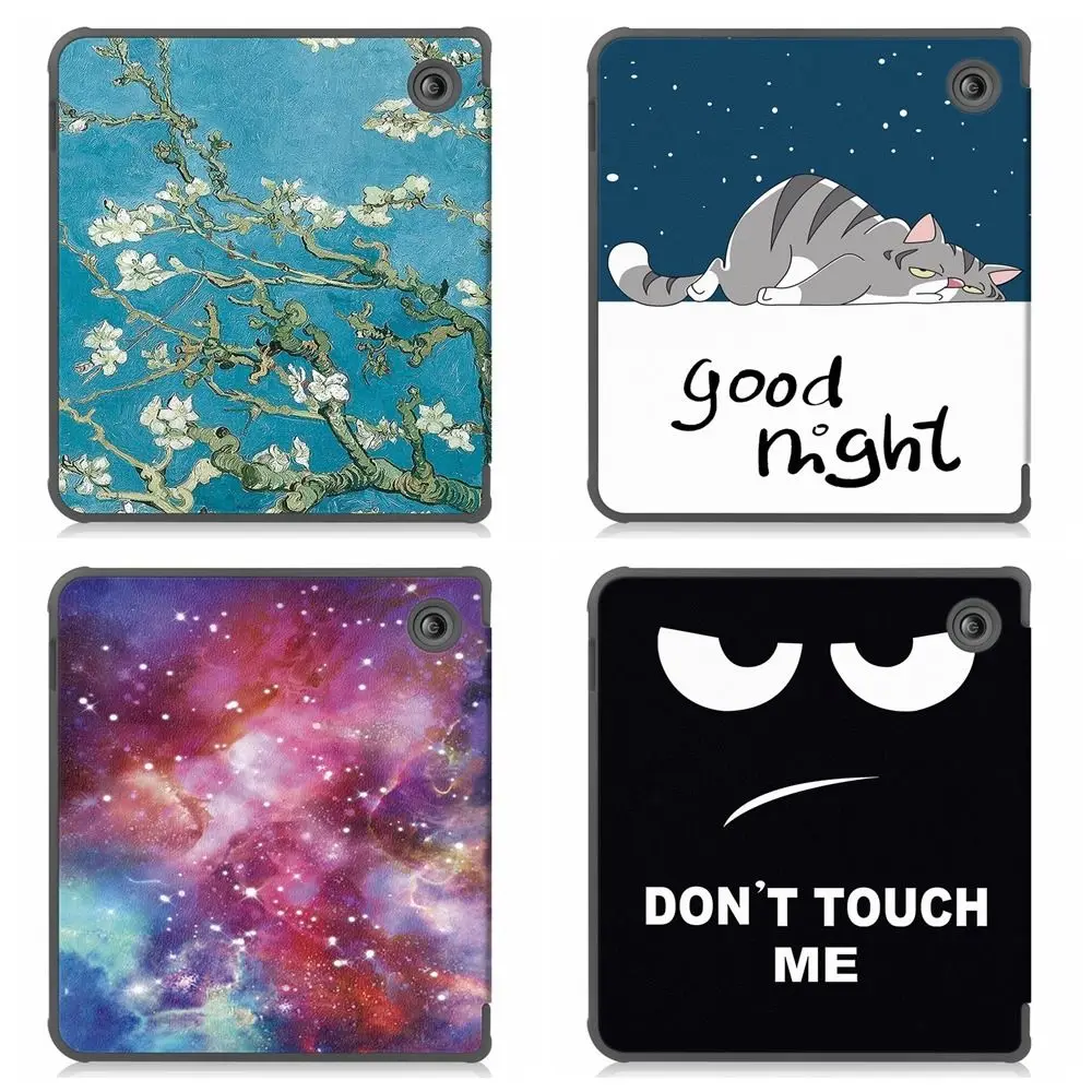 

7-дюймовый чехол для электронного чтения с автоматическим режимом сна/пробуждения, противоударный, против царапин N428, умный чехол, ультратонкий для Rakuten Kobo Libra, цвет 2024