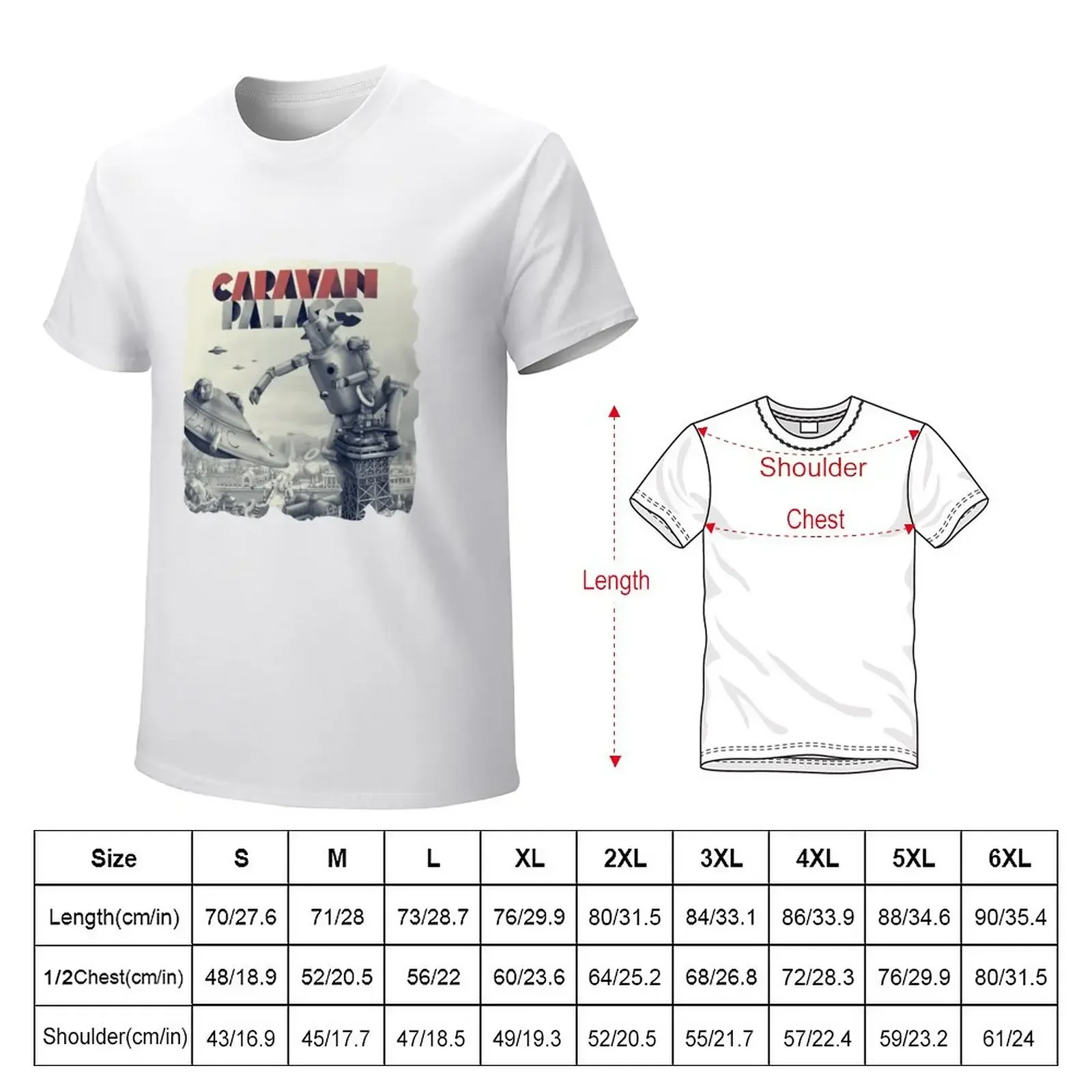 Caravan Palace Panic T-Shirt cheap stuff summer top heavyweights mens t shirts