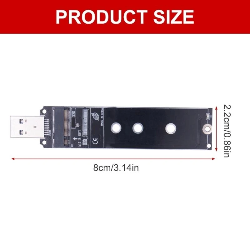 2025 NIEUW M.2 tot USB3.0 HARD ADAPTER BOard Converter Adapter ASM 1153E Chip Converter Card Warmtipatiekaart voor pc