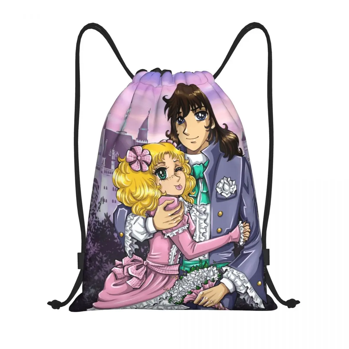 

Изготовленная на заказ сумка Candy Candy And Terry Grandchaster на шнурке для мужчин и женщин, легкий спортивный рюкзак для хранения в тренажерном зале