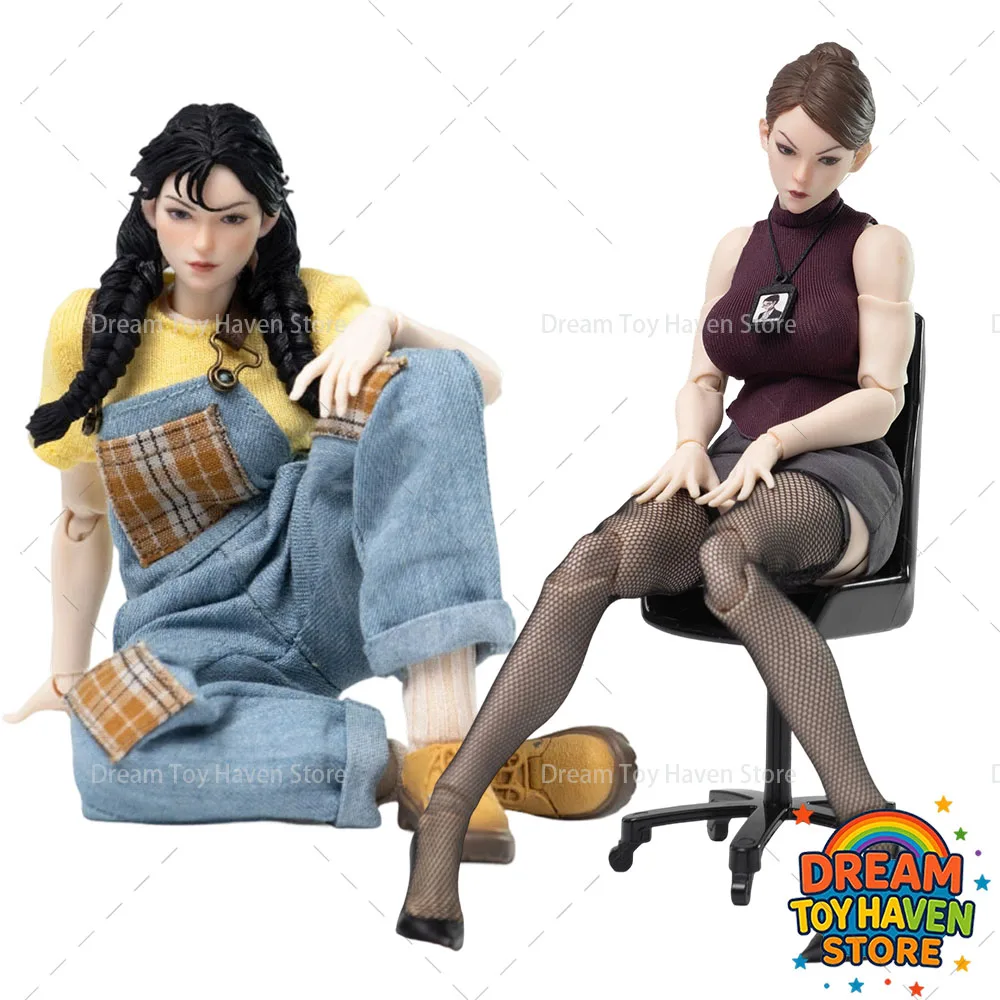 

Фигурка женщины-солдата Селины Сяофан, масштаб 1/12, скульптура головы, униформа секретаря, сменные формы ног, подходит для 6-дюймовых фигурок NOTTAA.