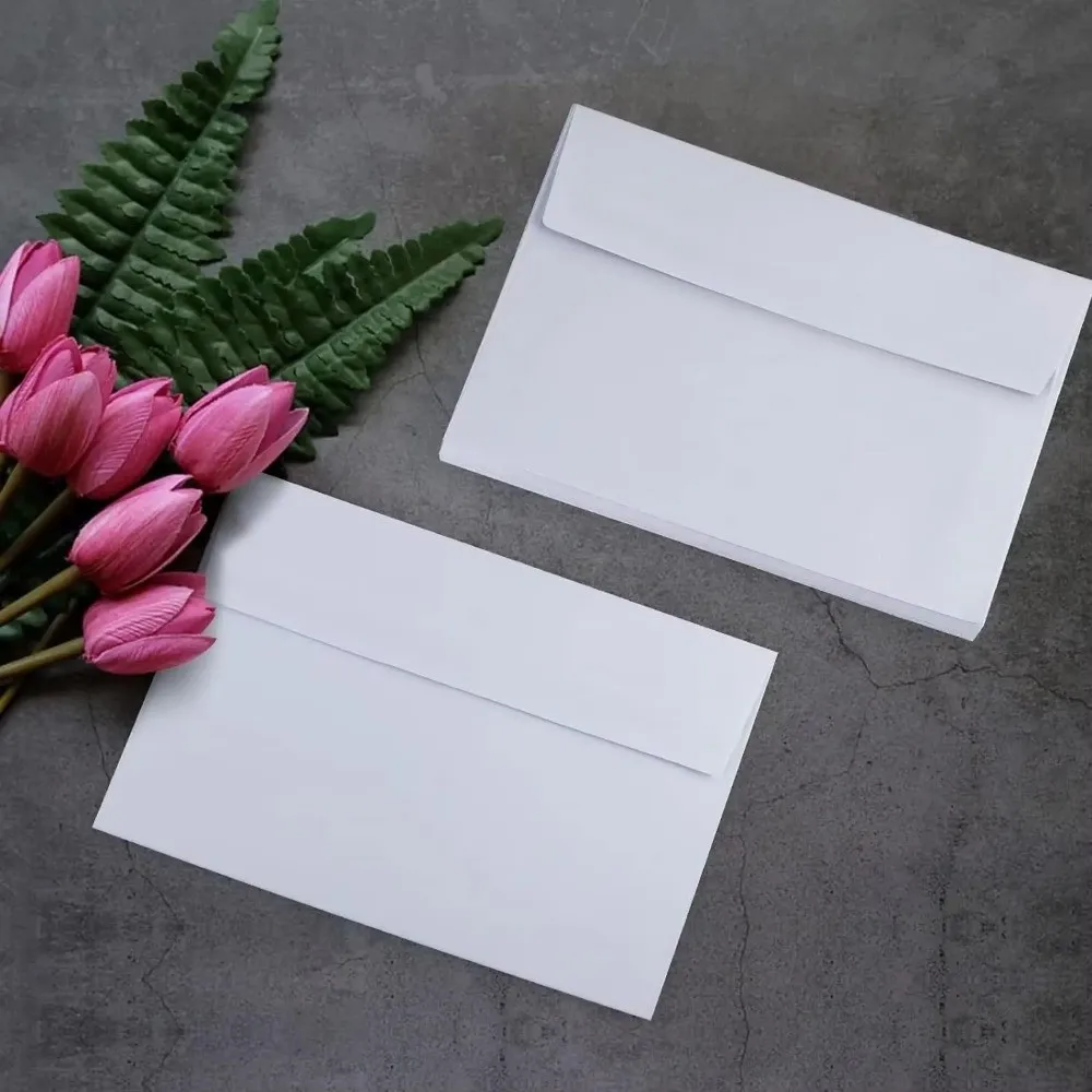 

20pcs Vintage Blank Kraft Envelopes Multi-function Release Adhesive Kraft Paper Postcard Sealing Pe Greeting Card Gift Packaging