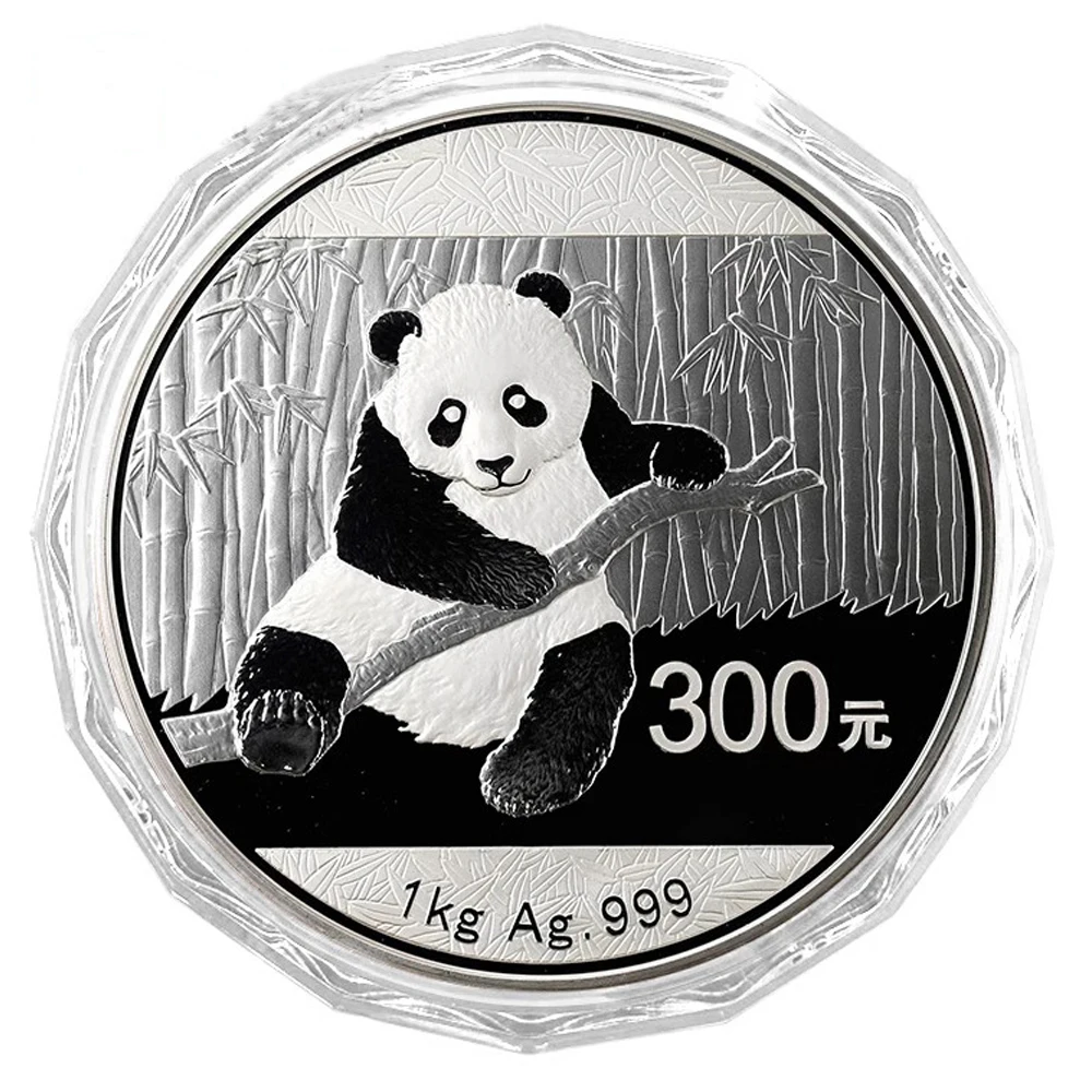 

China 2014 Panda Silver Coin 1Kg Ag .999 300 Yuan Original Coin for Collection Chinese New Year/Christmas Gift Coin UNC