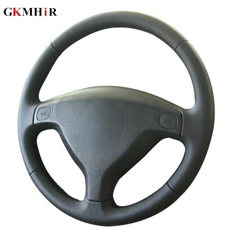 Black Artificial Leather Car Steering Wheel Cover for Opel Zafira A 1999-2005 Buick Sail Opel Astra G H 1998-2007 Wheel Cover