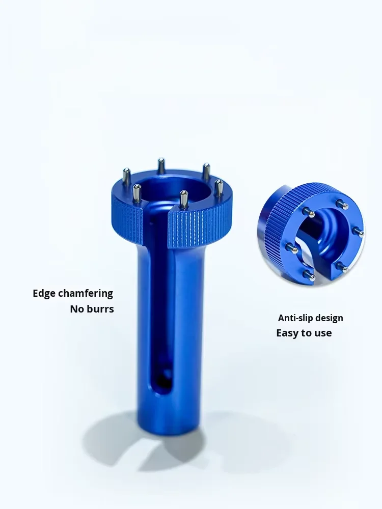 Olinss TTX Aluminum Alloy CNC Rear Shock Absorber Repair Motorcycle Tool Model KM-MU1028 for Motor Compartment Disassembly