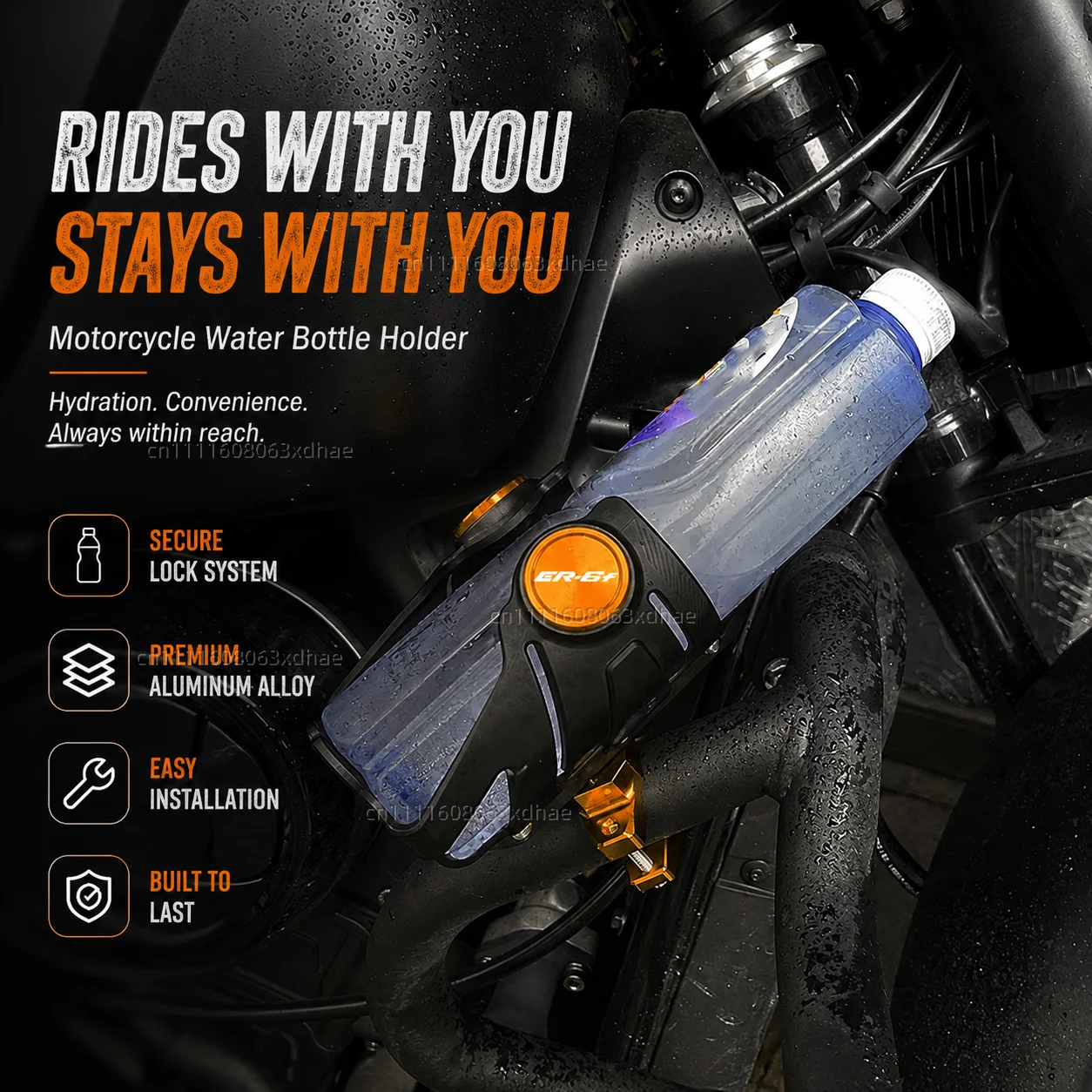 Motorcycle Water Bottle Holder For Kawasaki ER-6F ER6F 2009-2016 ER6 F Coffee Beverage Tea Cup Support Modification Accessories view 3