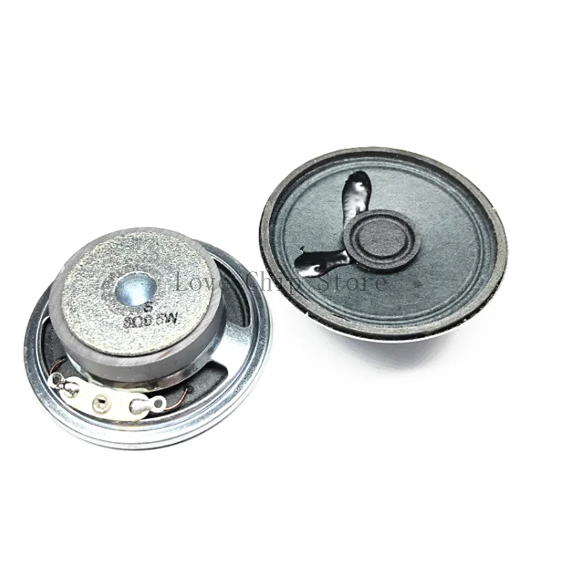 2Pcs Outer Magnetic Iron Case Mini Speaker 8 Ohms 32 ohms 0.5/1/2/3watt 0.5W 1W 3W 8R 32R Diameter 40MM 50MM 57MM LoudSpeaker