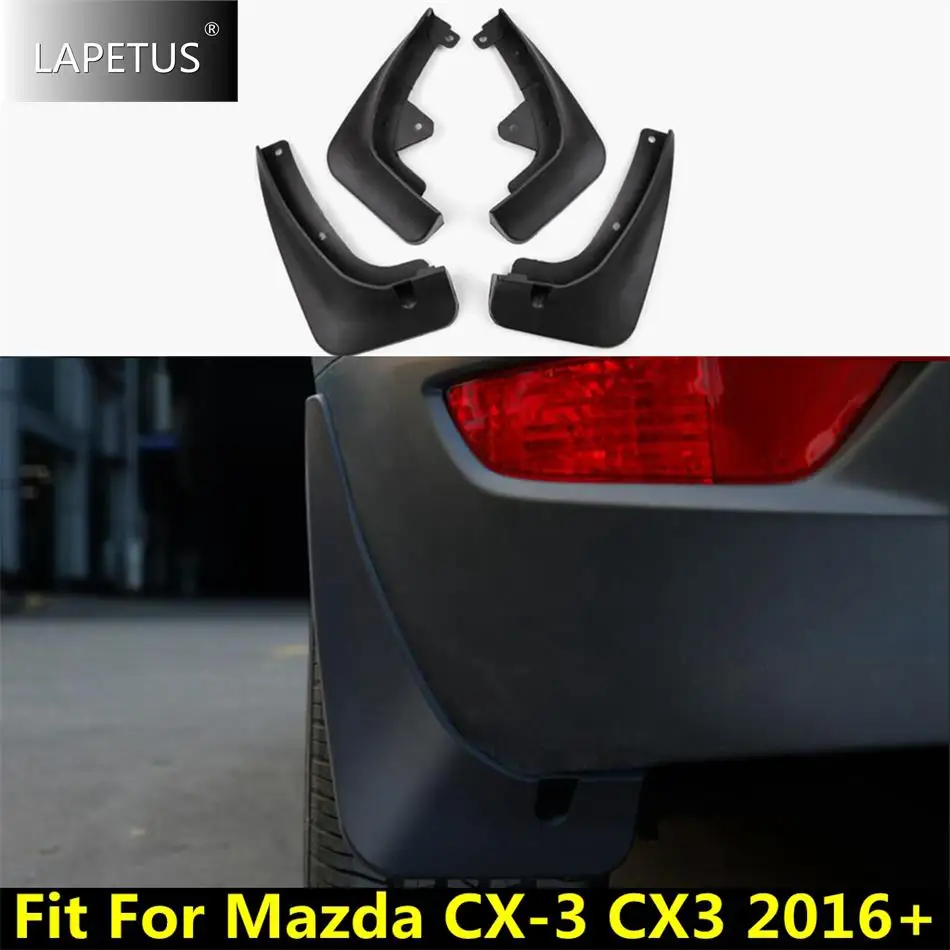 

Front Rear Mud Guard Mudguards Splash Flaps Fender Molding Protector Cover Trim For Mazda CX-3 CX3 2016 - 2021 Car Accessories