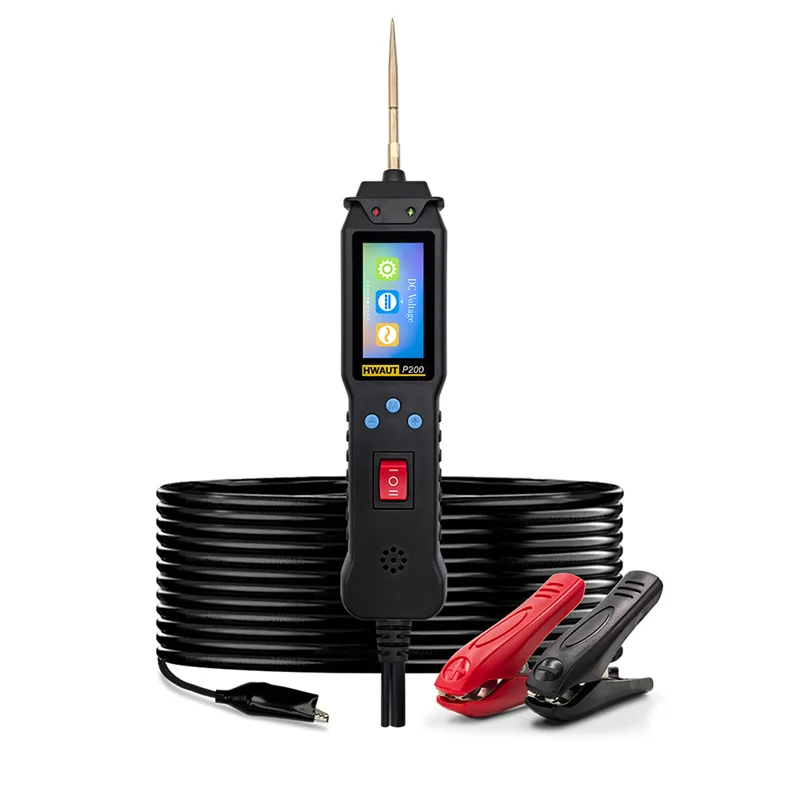HWAUT P200 Powerprobe Automotive Power Circuit Probe Kit 12 V/24 V Diagnostic Tool Oscilloscoop PWM Uitgang Overbelasting bescherming