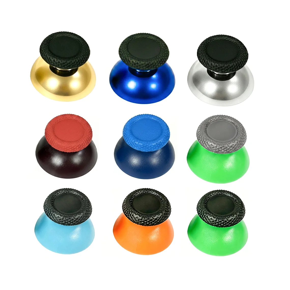 100pcsFor PS5 3D Analog Joystick Stick Grip Caps For PlayStation 5 Gamepad Controller Thumbstick Button Cover Cap Replacement