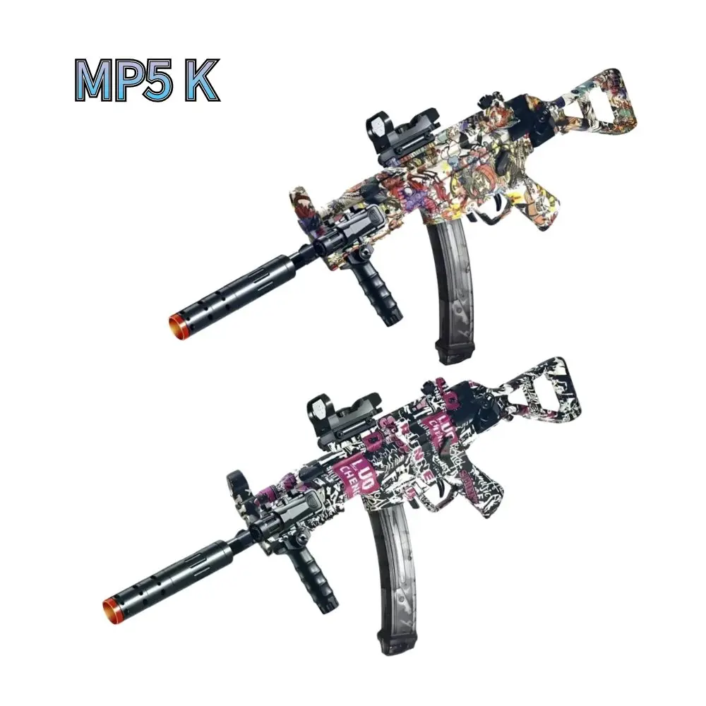 Incredibile giocattolo Pistole idrogel Mp5k Pistole di pirata per l'azione Giocattolo all'aperto Sport Eva Soft Bullet Pistole giocattolo Pistola gel Regali per bambini
