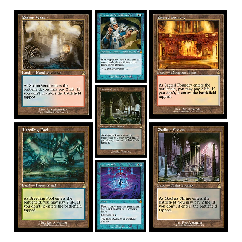 

Домашняя игра «Магия своими руками» The Gatherings Storms Trading Card Game Bruvac The Grandiloquent Breeding Pool Collection Card Toys Gift