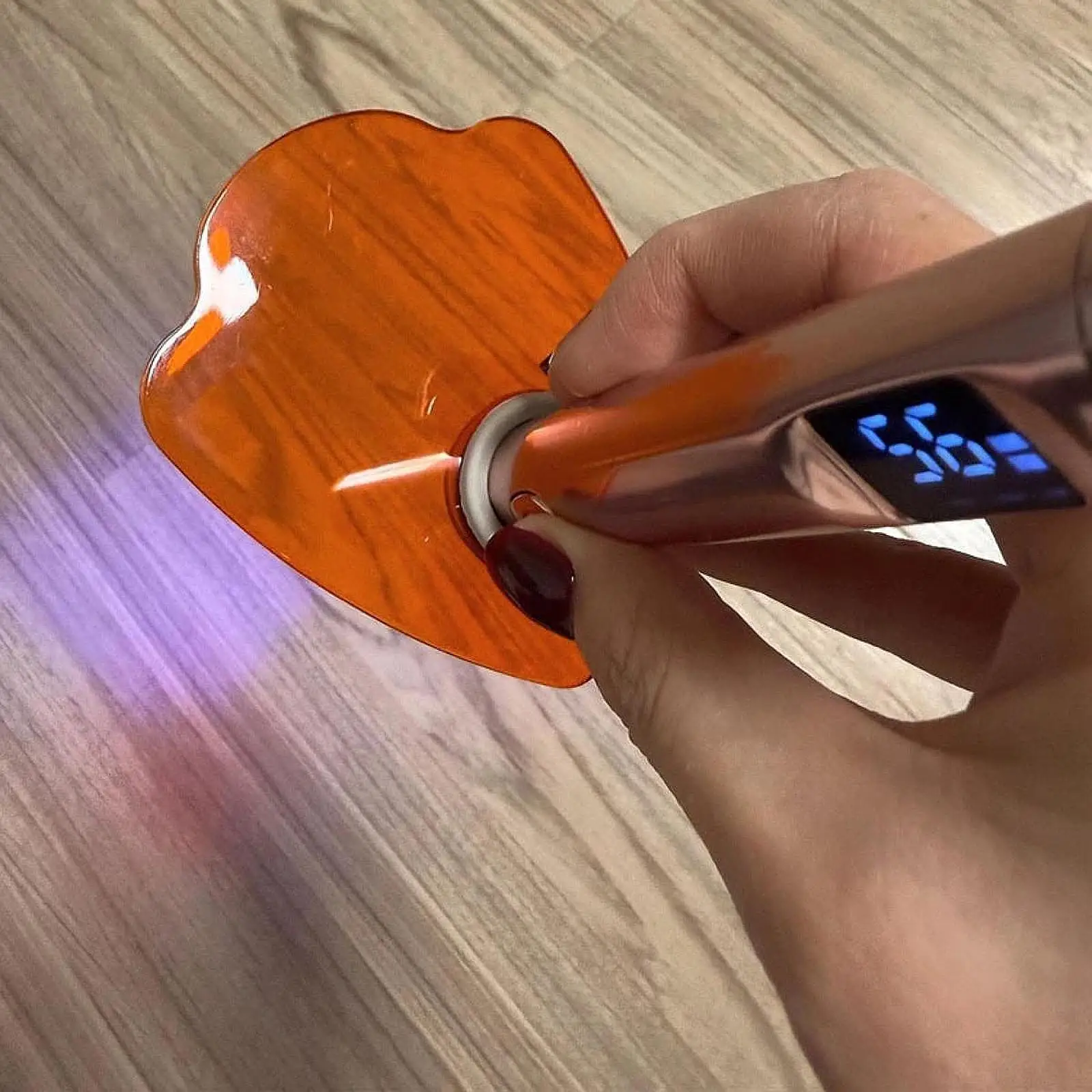 โคมไฟเล็บแผ่นตาป้องกันดวงตาแผงปิดกั้นแสงสําหรับ DIY Travel Home