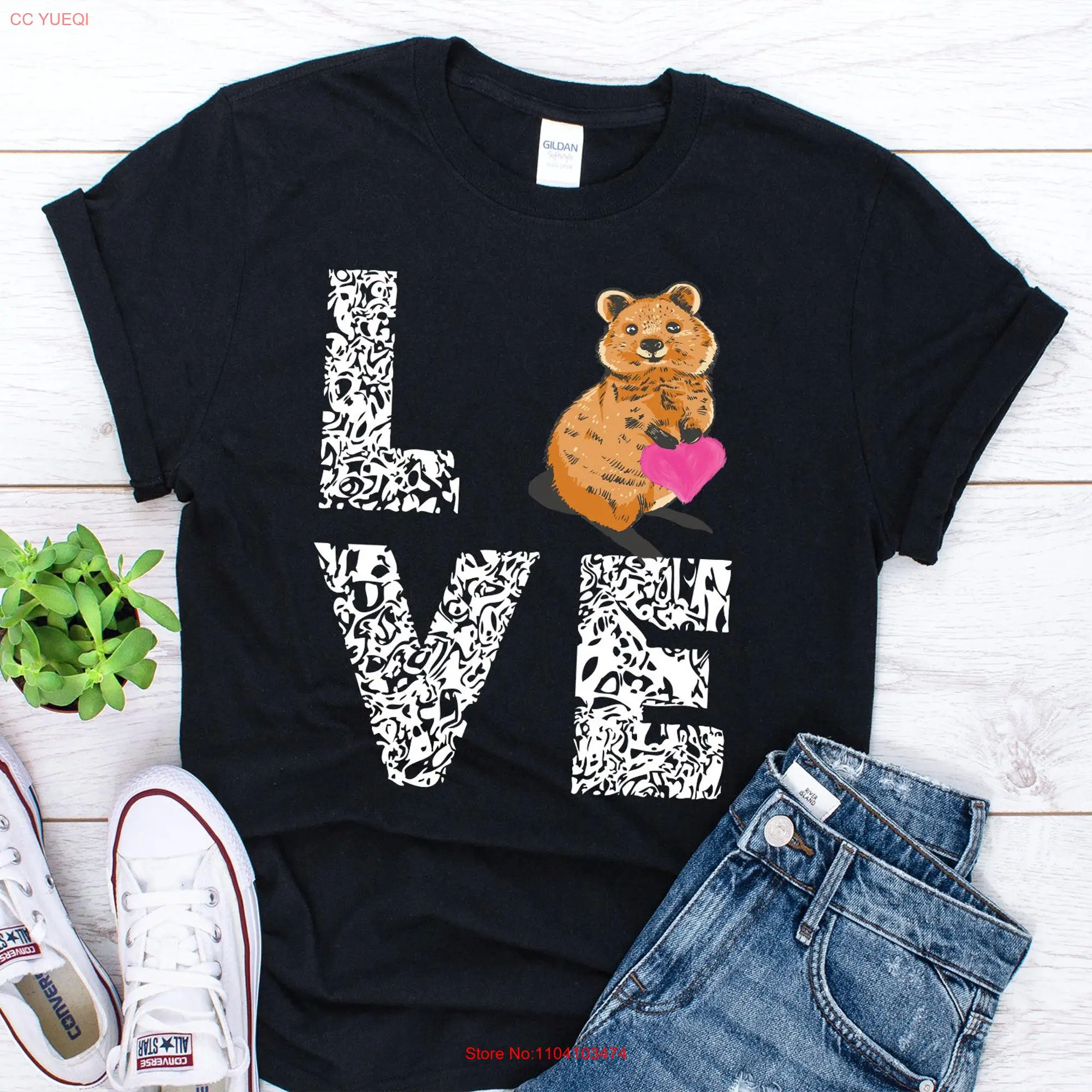 Quokka Lover Quokkas T Shirt Women Cute Animal Wildlife ZoologisT Zoo long or short sleeves