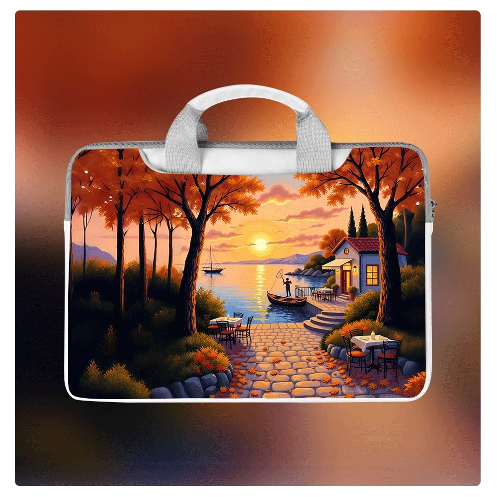 

Cute and Funny Laptop Bag 12 13.3 14 14.6 15 16 Inch Waterproof PU Laptop Case Shockproof Case for Macbook Dell Huawei Laptop