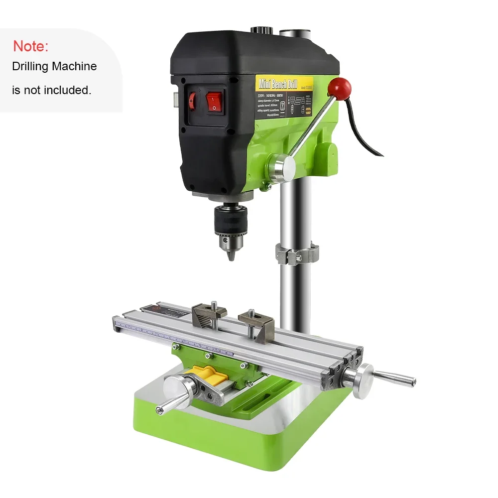 ALLSOME BG-6330 Compound Table Working Cross Slide Table Worktable for Milling Drilling Bench Multifunction Adjustable X-Y