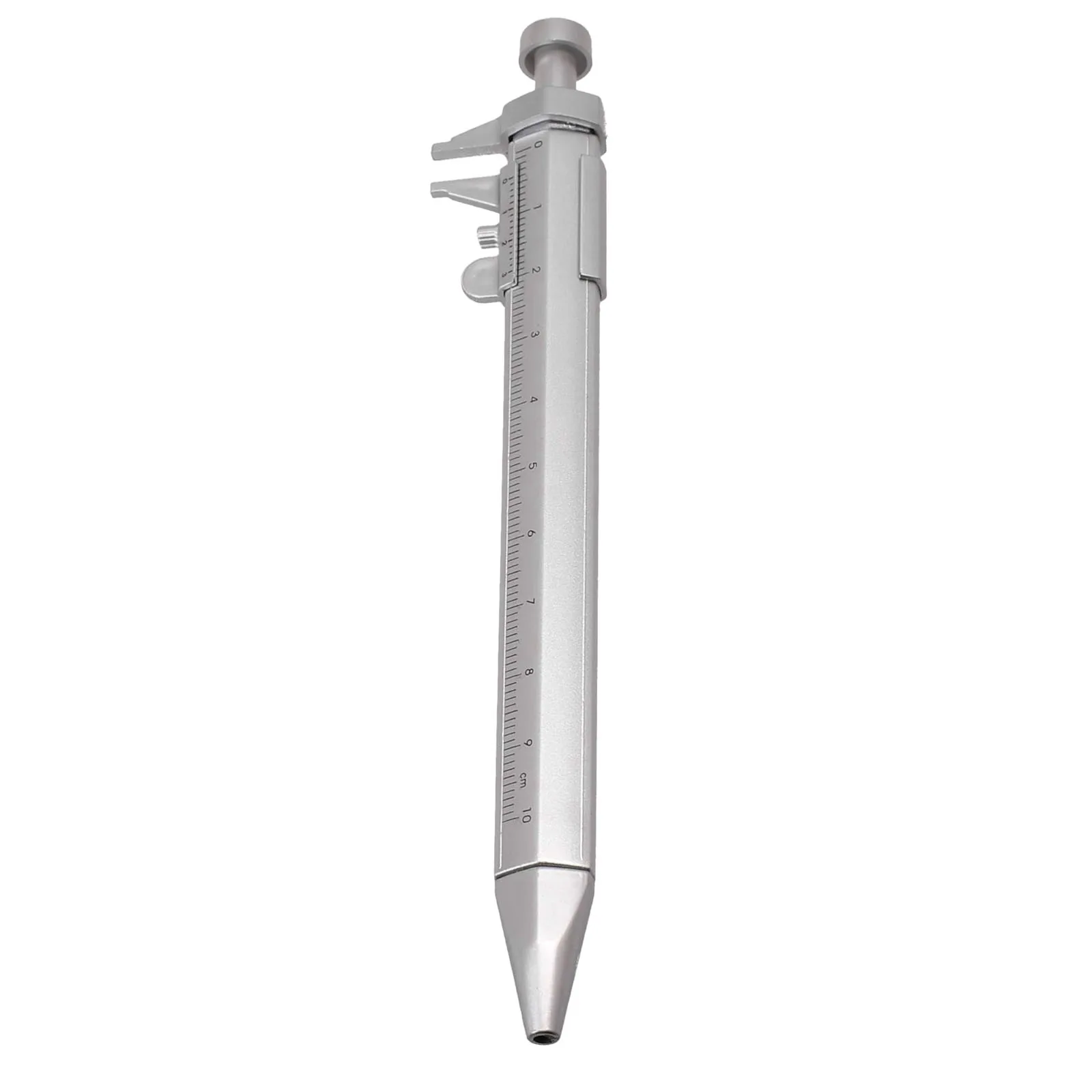 มัลติฟังก์ชั่ Vernier Caliper ปากกา 0-100 มม.เครื่องวัดเส้นผ่าศูนย์กลางสีฟ้าสีดําเติมสีฟ้าสีดําเติมเครื่องเขียนเจลหมึกปากกาใหม่