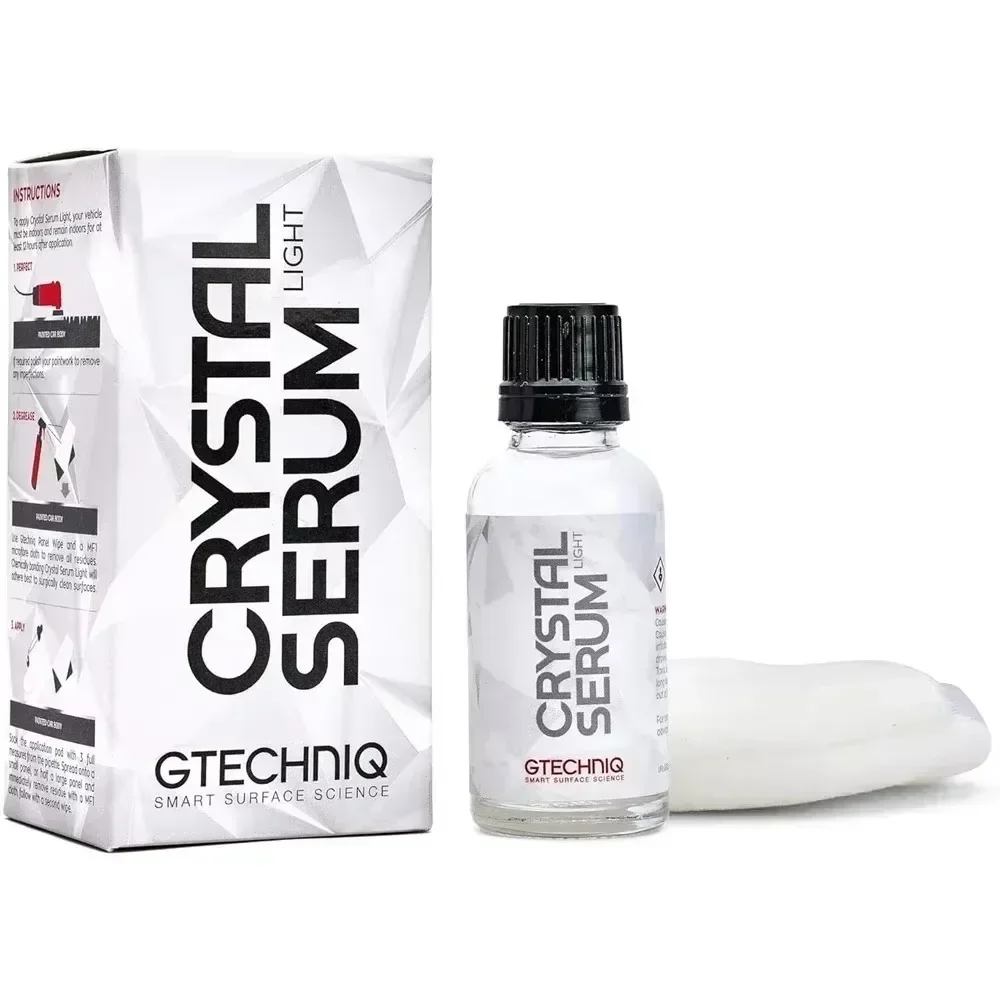 Crystal Serum Light Ceramic Coating for Cars Protect Car Paintwork High Shine Easy To Apply 3-5 Years Durability