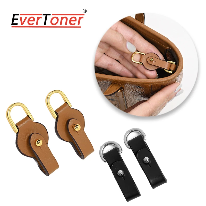 

EverToner PU Leather Bag Buckle Straps Hardware Guard Buckle for mcam Vegetable Handbags Shoulder Accessories