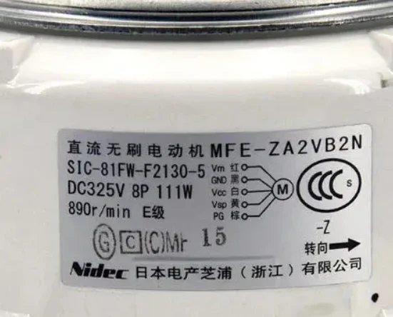 New Fujitsu General Air Conditioning DC external fan MFE-ZA2VB2N SIC-81FW-F2130-5 SIC-81FW-F2130-3 MFE-ZA2VA2N