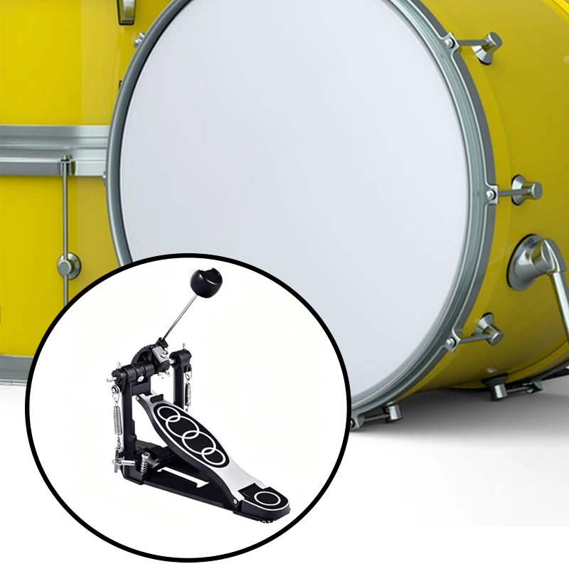 Jazz-Drum-Pedal-Double-Chain-Single-Pedals-Household-Practice-Drums-Foot-Pedal-Professional-Percussion-Instrument-Accessories