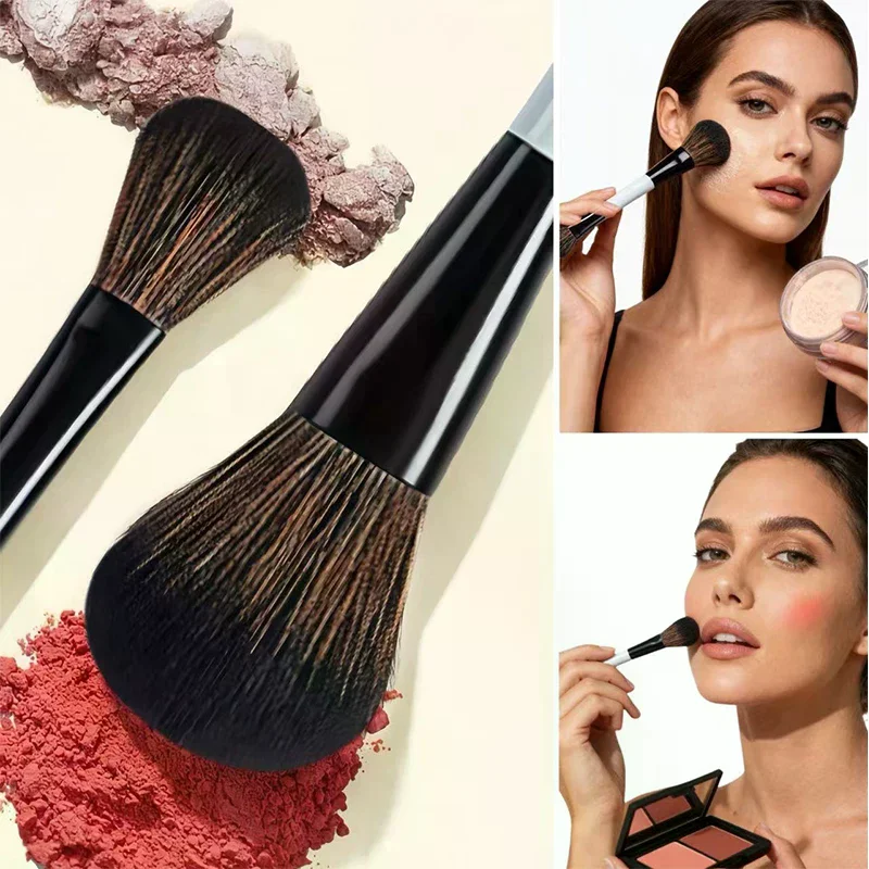 1/3/6/10PCS Conjunto de pincéis de maquiagem dupla face base contorno pincel blush sombra