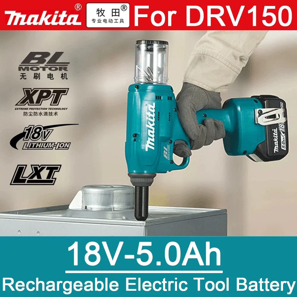 

Makita 100%Original18V 5000mAh Lithium-ion Rechargeable Battery 18v drill Replacement Batteries BL1860 BL1830 BL1850 BL1860B