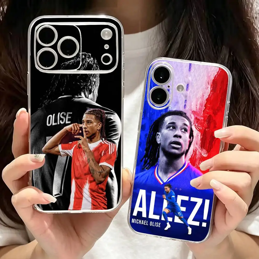 Чехол для телефона Football M-Michael Olise, прозрачный силиконовый, мягкий, для iPhone 17 16 15 14 13 12 11 Mini Pro Max Plus