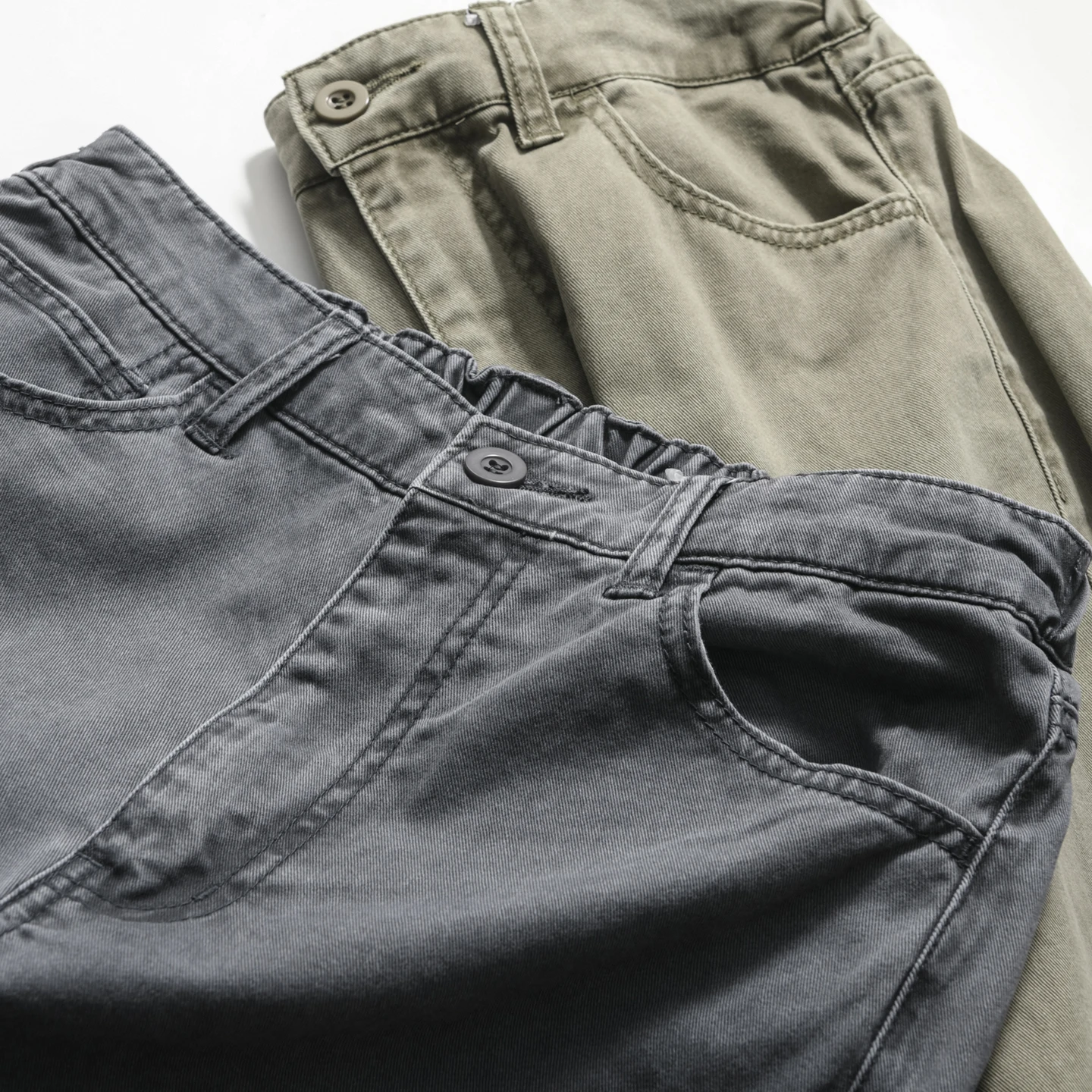 

Fashionable Washed Cotton Denim Jeans Loose Fit Comfortable Breathable Men's Casual Autumn Winter Pants Soft Versatile Style