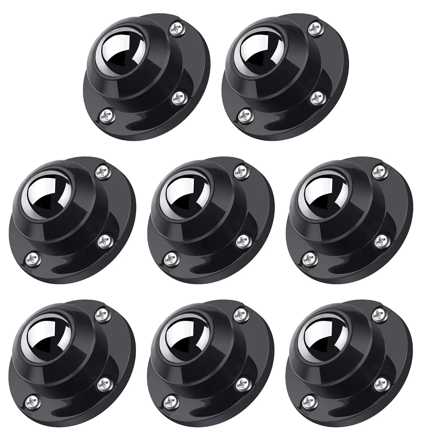 Self Adhesive Caster Wheels Mini Paste Swivel Appliance Wheels mute Smooth 360 Degree Rotation Roller Ideal for Small Appliances