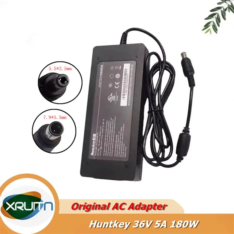 

Оригинальное зарядное устройство переменного тока для Huntkey 36 В 5 А 180 Вт HKA18036050-6C Блок питания 7,9*5,5 мм, 5,5*2,5 мм