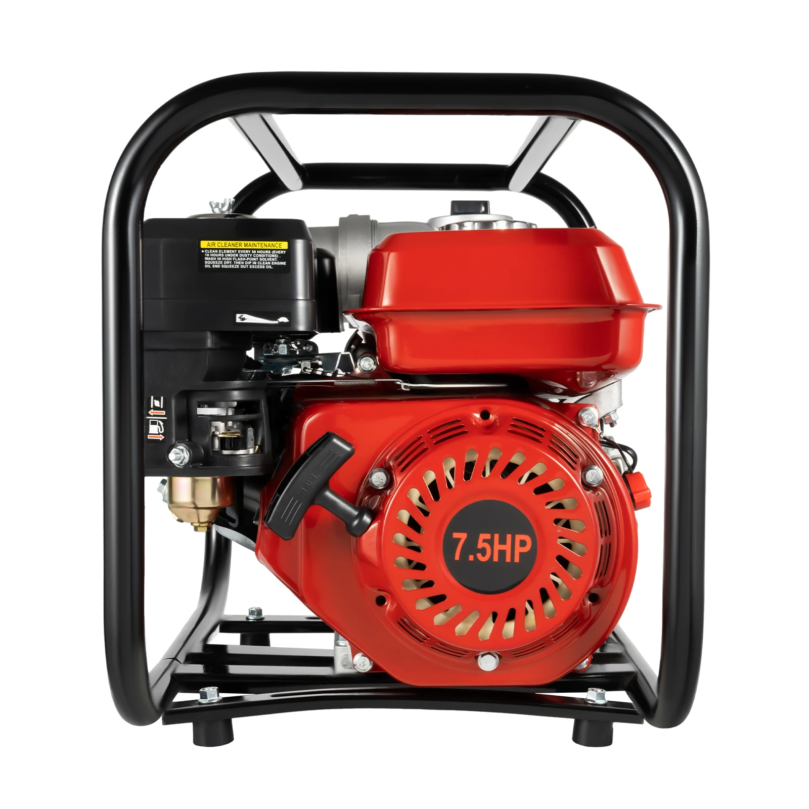 Gasoline Engine Water Pump 7.5HP 196CC Suction 4-Stroke Gas Powered Trash Water Transfer Pump for Agricultural Irrigation view 7